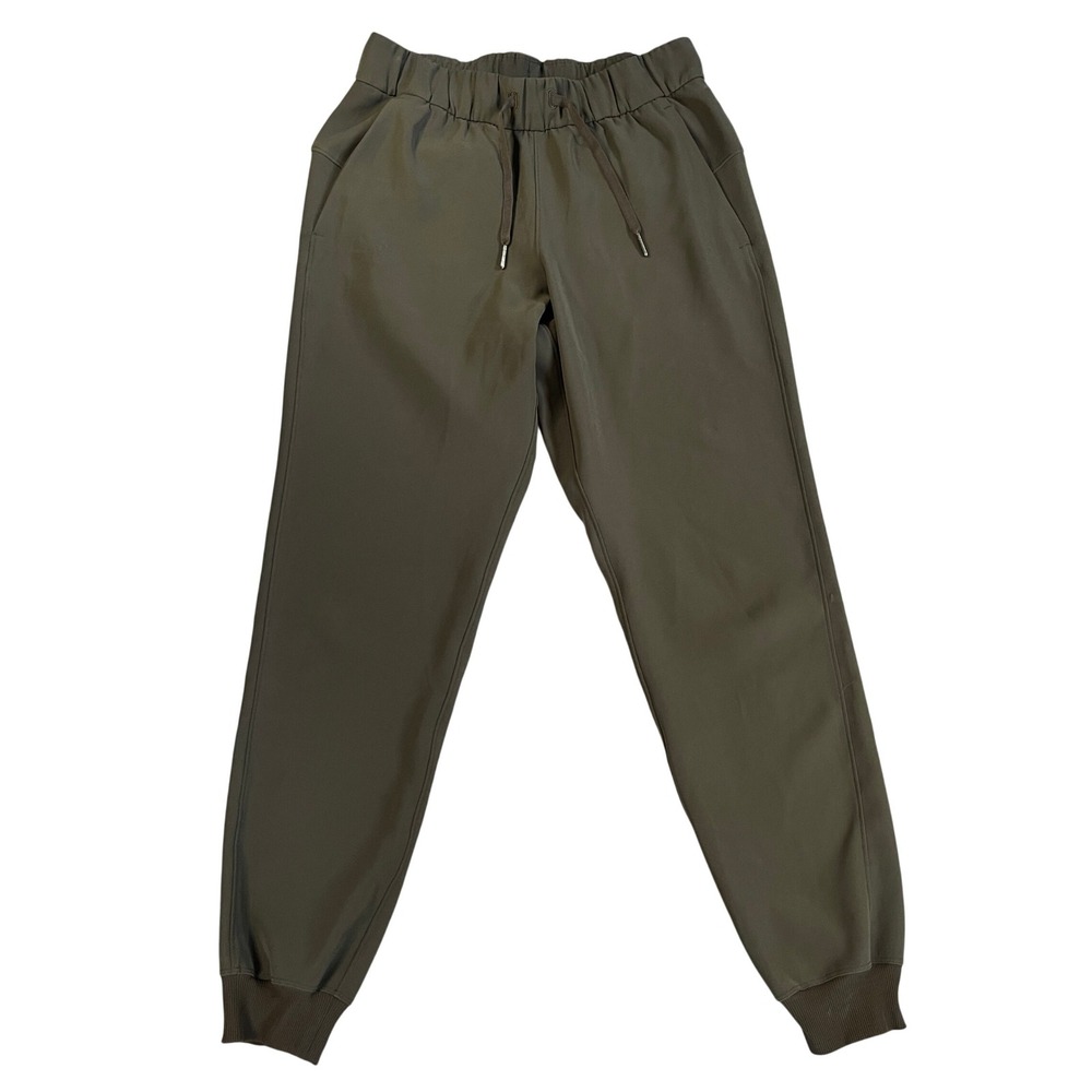 Lululemon On the Fly Travel Woven Jogger‎ Womens 4 Dark Olive Green Pants - Picture 6 of 14